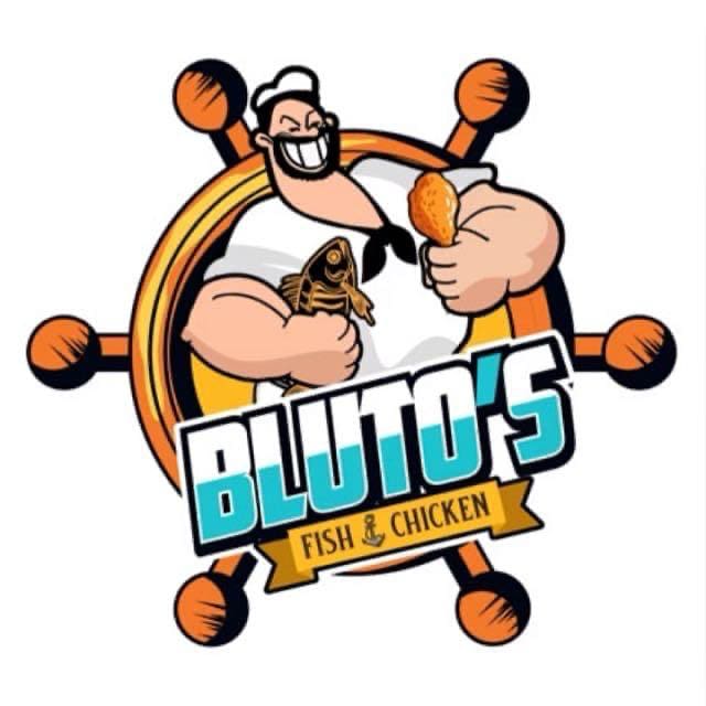 Bluto's Fish and Chicken Logo